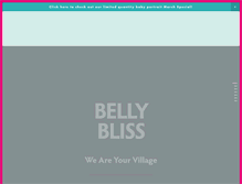 Tablet Screenshot of bellybliss.org